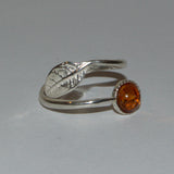 Amber-silver-botanical-ring