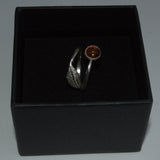 Amber-silver-ring-in-gift-box