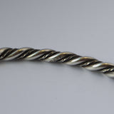 hallmarked twisted silver torc