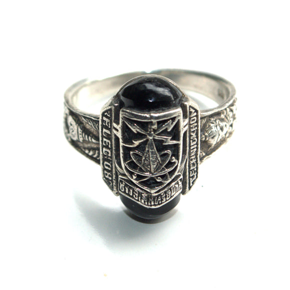 Pre-owned silver fraternity ring – Iceni Silvercraft