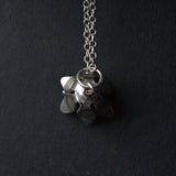 hallmarked bluebell silver pendant necklace