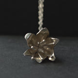 sterling silver bluebell pendant necklace