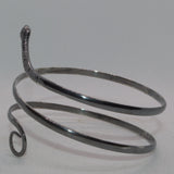 vintage silver snake bangle