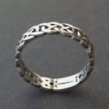 Celtic silver knotwork ring