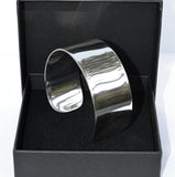 sterling silver open cuff bangle in gift box