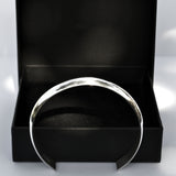 sterling silver open bangle with gift box