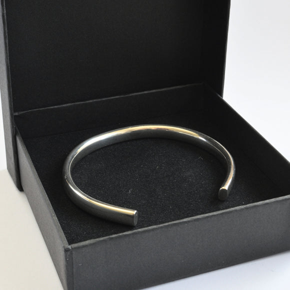 sterling silver torc bangle in gift box