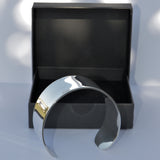 sterling wide cuff bangle with gift box