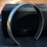 silver cuff bangle with jewellery gift box