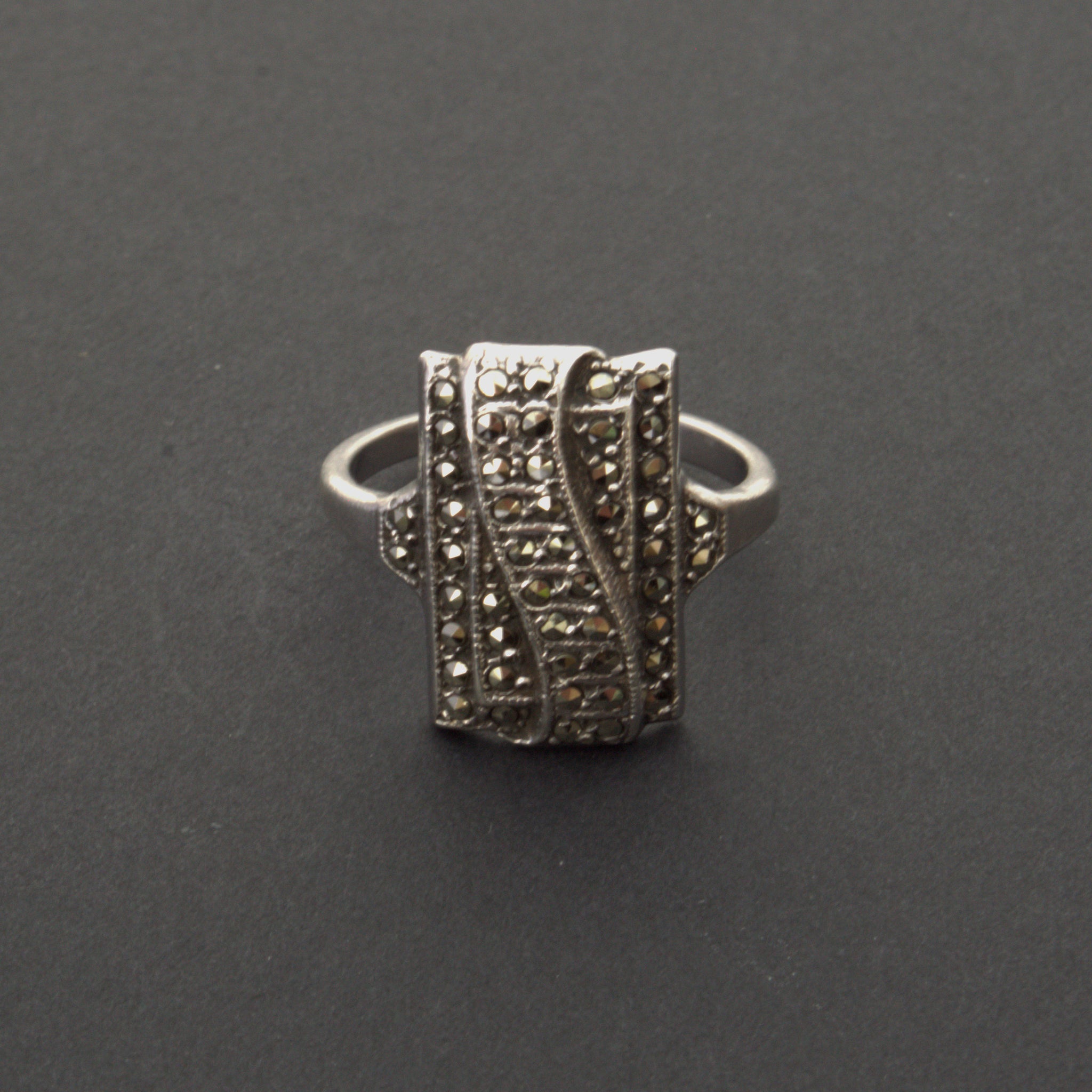 Art deco deals marcasite rings