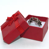 sterling silver floral ring in gift box